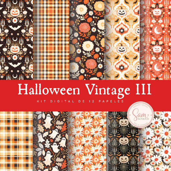 Producto - Archivos Digitales: Halloween Vintage 3 - 0