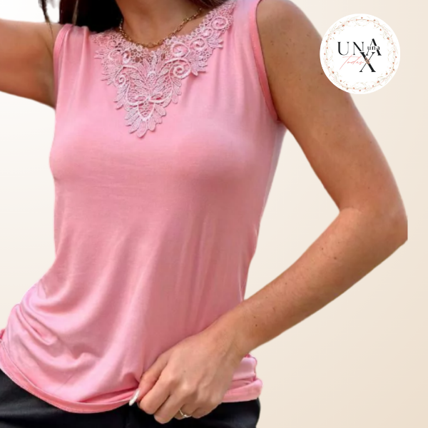 Producto - Musculosa Venus Rosa