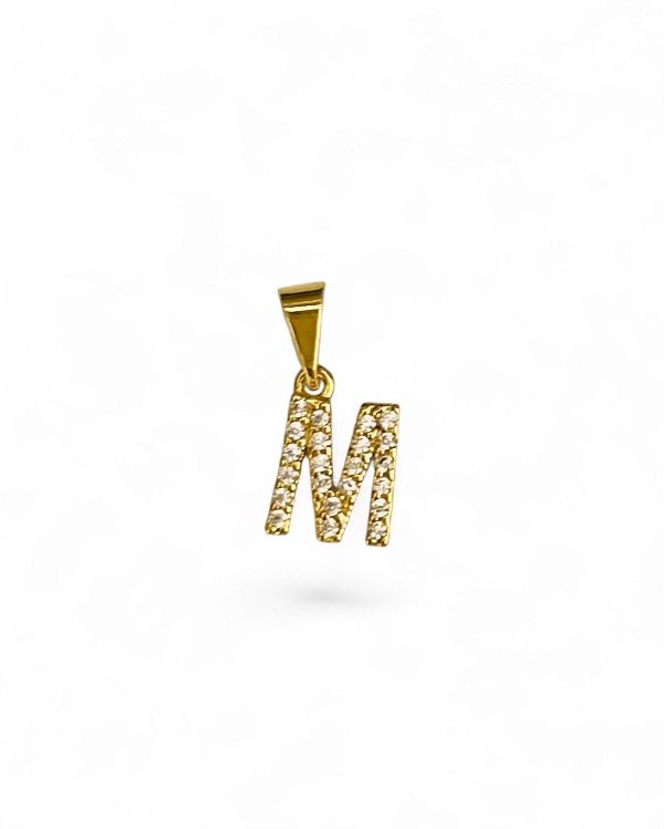 Producto - DIJE SHINE "M" GOLD