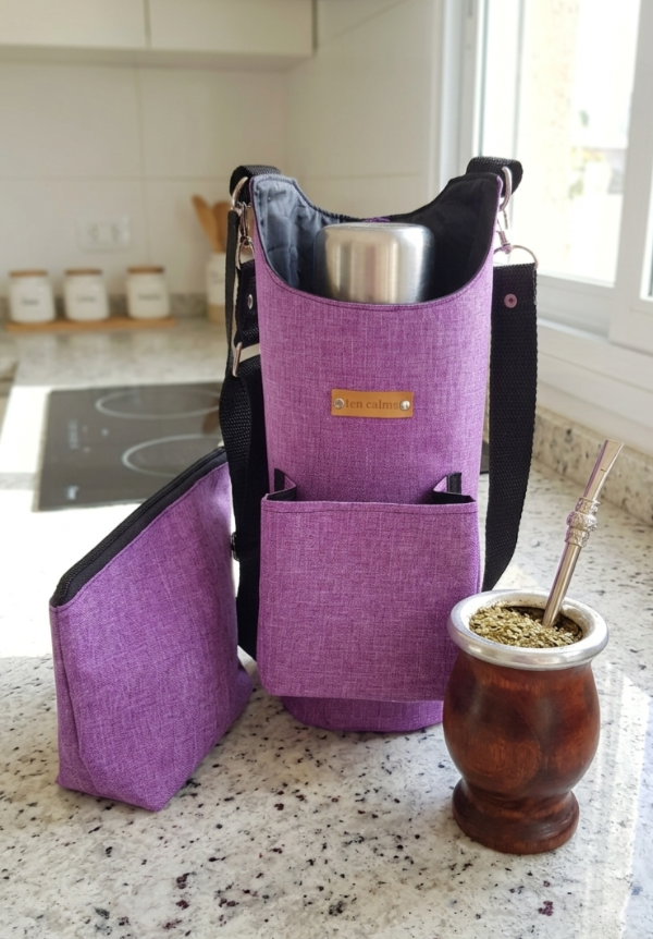 Producto - PORTA TERMO FUCSIA MELANGE