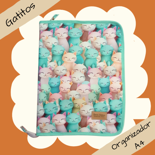 Producto - Organizadores A4 - Gatitos
