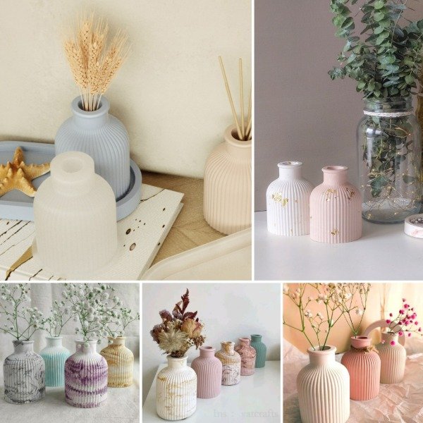 Producto - Molde de silicona florero clasic