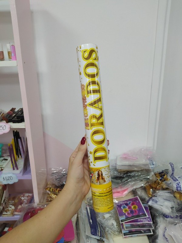 Producto - Lanza papeles dorado