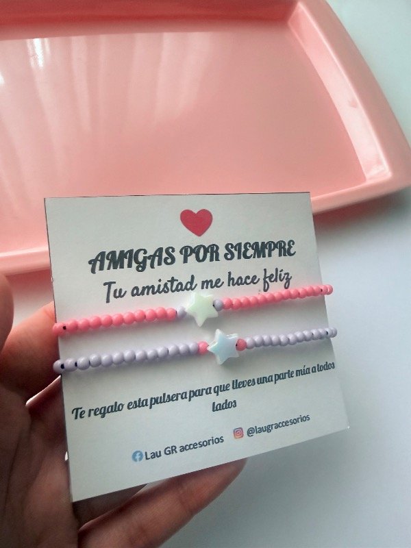 Producto - Pulseras para compartir amistad estrella