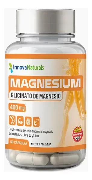 Producto - GLICINATO DE MAGNESIO x60 caps - INNOVANATURALS - 0