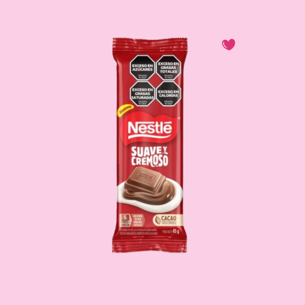 Producto - Chocolate suave y cremoso Nestlé 45gr
