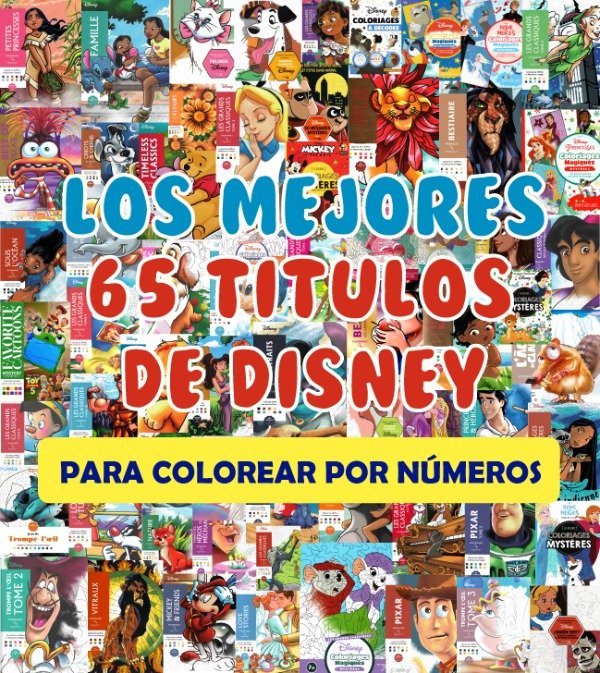 Producto - Pack x65 Disney pintar por números