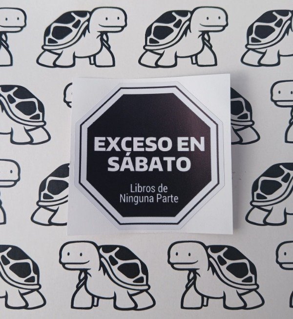 Producto - STICKER EXCESO EN SÁBATO