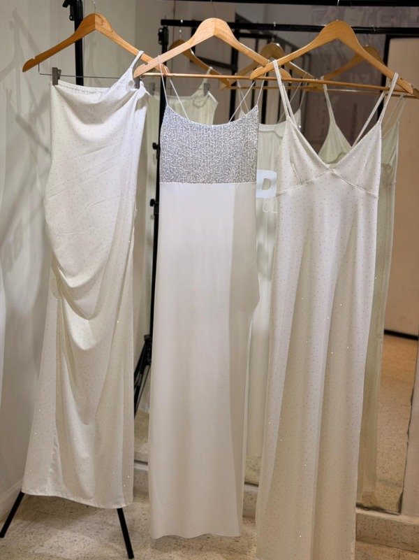 Producto - Vestidos lycra blancos