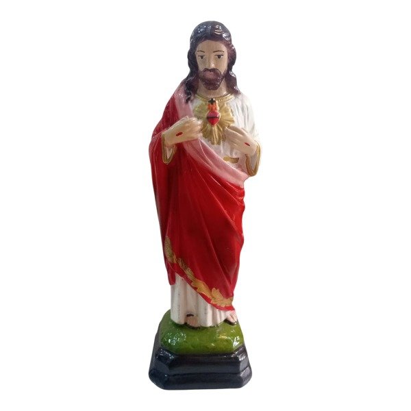 Producto - IMAGEN SAGRADO CORAZON DE JESUS 20CM DE YESO - 01019