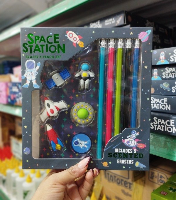 Producto - Set de Gomas y Lápiz 11pcs