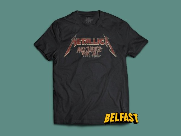 remera metallica and justice for all title