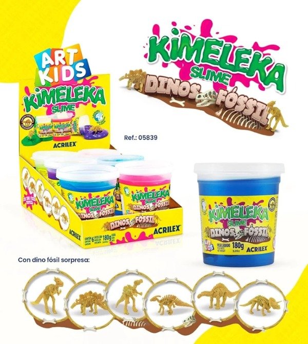 Producto - SLIME DINO FOSIL ACRILEX