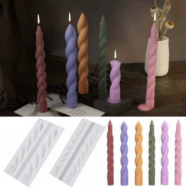 Producto - MOLDE SILICONA VELA ESPIRAL