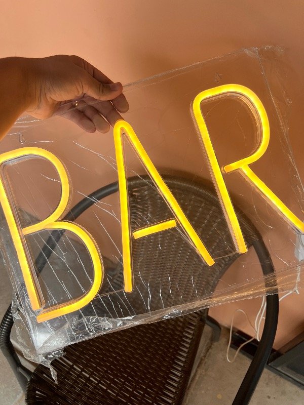 Producto - Cartel neón led BAR
