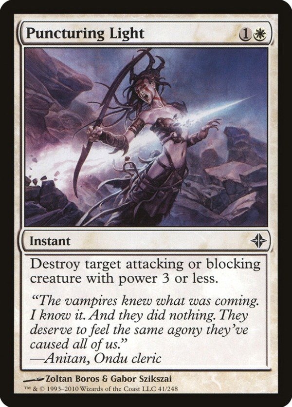 Producto - Puncturing Light  Rise of the Eldrazi