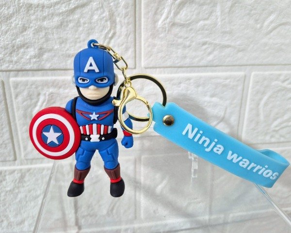 Producto - Llavero Capitán América Goma 3D