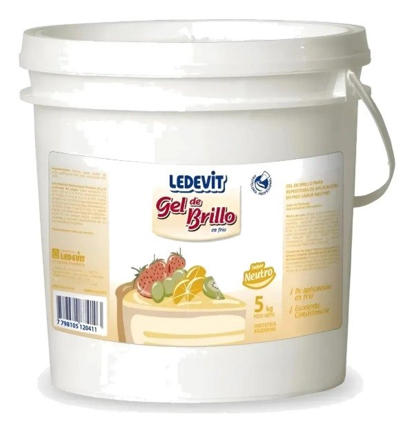 Producto - GEL BRILLO FRIO PARA REPOSTERIA LEDEVIT POTE X 4.400 KGS