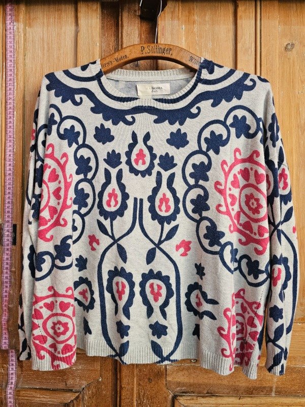 Producto - Sweater Rapsodia Estampado Azul t.M