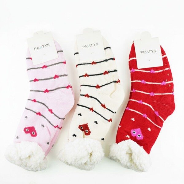 Producto - PANTUMEDIAS ADULTOS DISEÑO CORAZON  CON CORDERITO HASTA 27 CM APROX