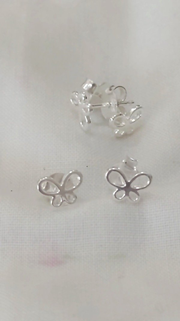 Producto - Aro de Plata 925 miniatura mariposita