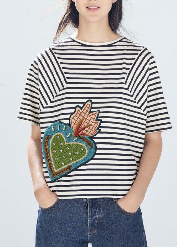 Producto - Estampa Corazón Simil bordado