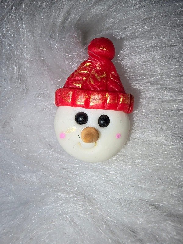 Producto - Imanes Niquelados Redondos MINI CON DIJE KAWAII NAVIDAD 2