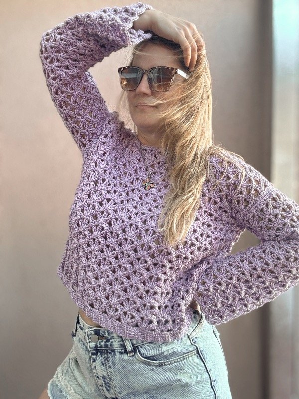 Producto - Sweater Botanica Lila