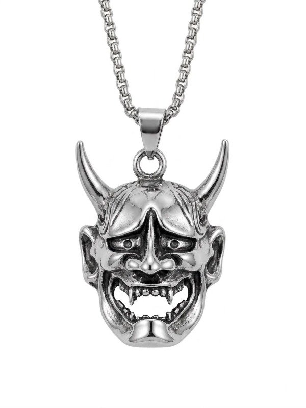 Producto - COLLAR DIJE HANNYA PLATEADO CADENA 60 CM - 0