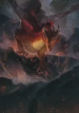 Producto - Red Dragon Art Card - Art Series: Adventures in the Forgotten Realms