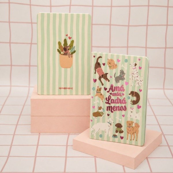 Producto - Cuaderno cosido perritos - 0