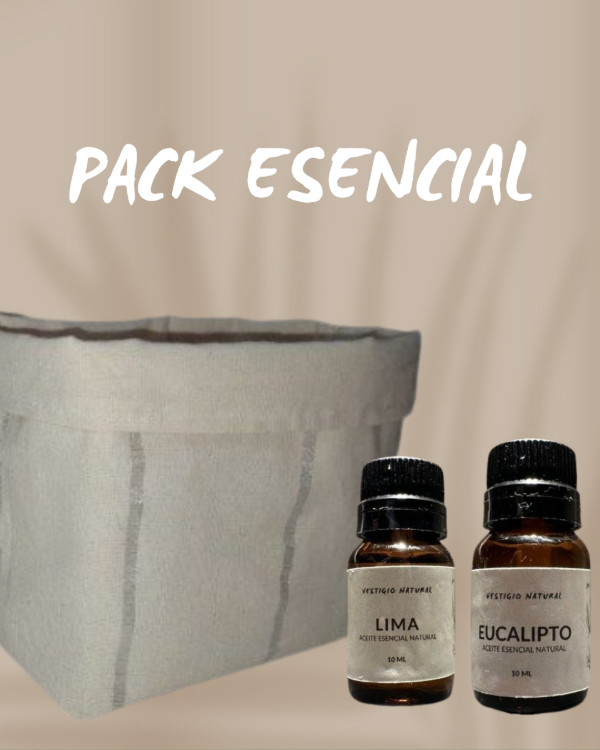 Producto - Pack esencial: Canasto + aceite esencial