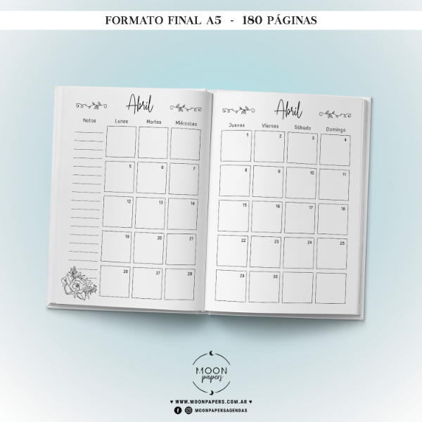 Producto - Agenda Planner 2027 - Botánica - 1