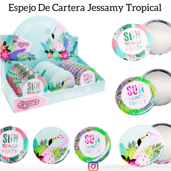 Producto - espejito de cartera jessamy tropical