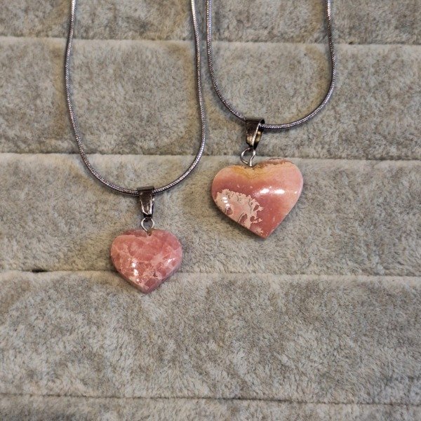 Producto - Collar CORAZON RODOCROSITA