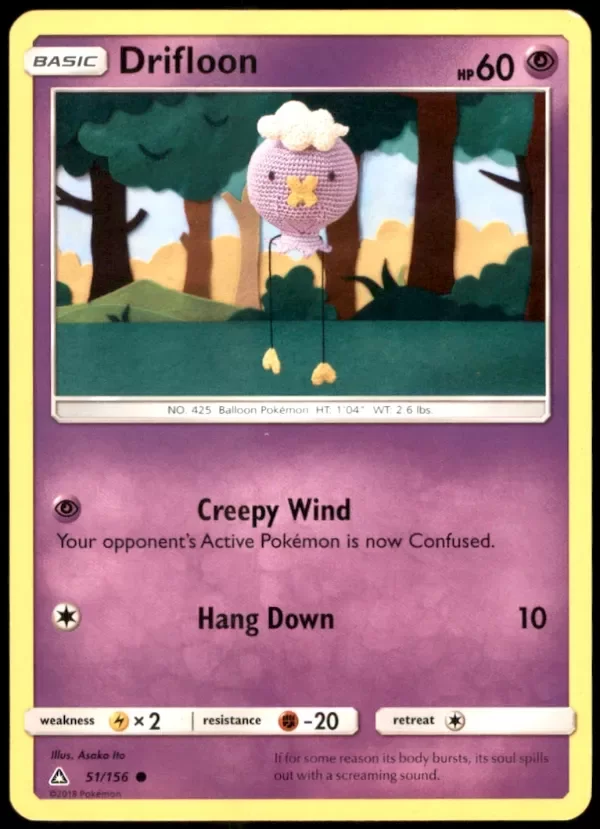 Producto - Drifloon 51/156 SM05 SM - Ultra Prism Pokemon