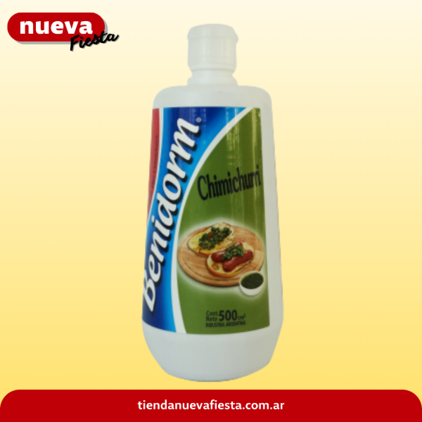 Producto - SALSA CHIMICHURRI BENIDORM 500CC