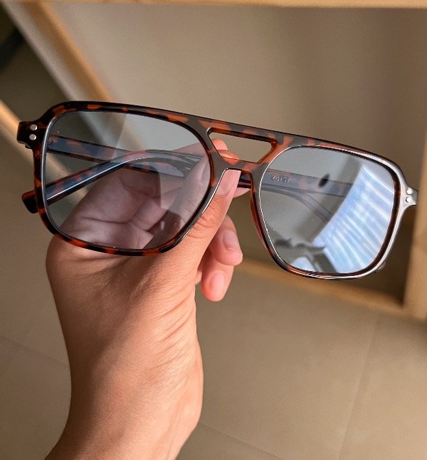 Producto - Gafas de sol Pilot carey/celeste