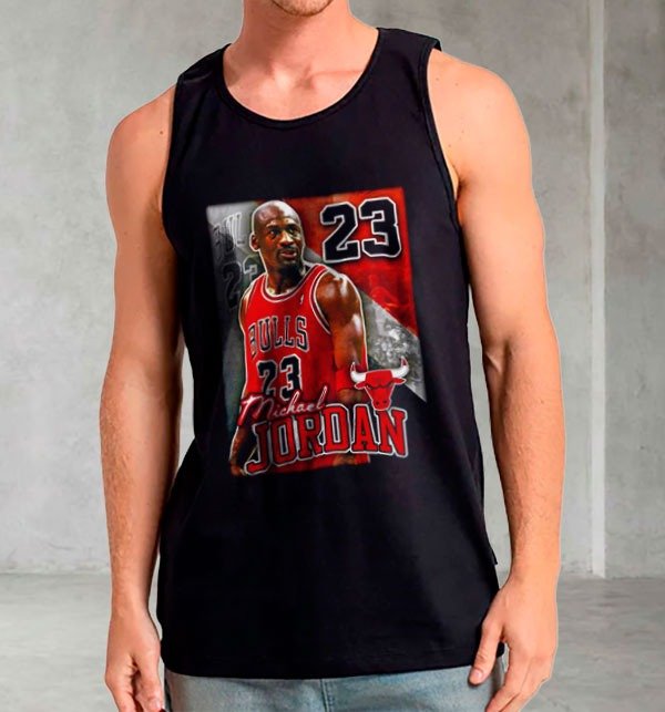Producto - Remera Musculosa Negra Michael Jordan