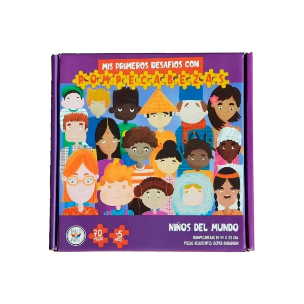 Producto - Rompecabezas Niños del Mundo 70 piezas