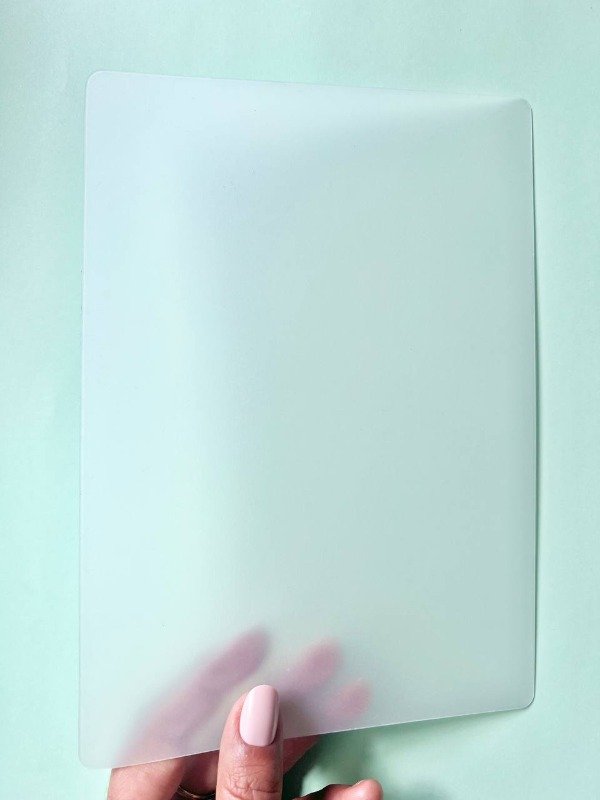 Producto - 10 tapas A5 transparentes SIN PERFORAR 600 micrones