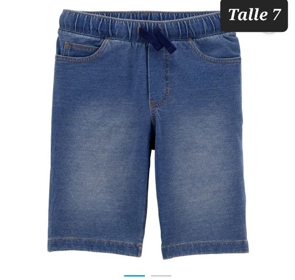 Bermuda  Carters talle 7 jean