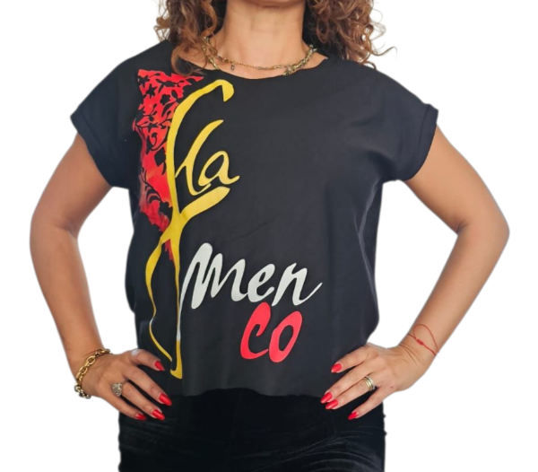 Producto - Remera Flamenco Negro Talle M