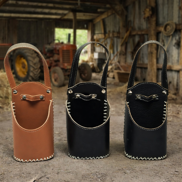 Producto - Porta mate de cuero vaqueta...