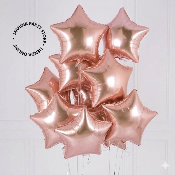 Producto - Globo estrella 18" rose gold