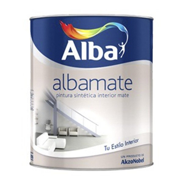 Producto - Esmalte Sintetico Mate Alba - Albamate Blanco