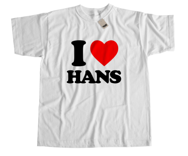 Producto - Remera I LOVE HANS