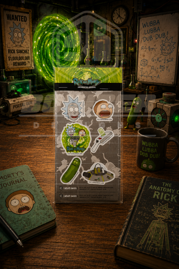 Producto - Pack de Stickers Rick y Morty