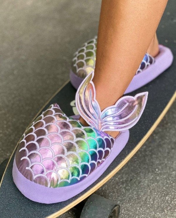 Pantuflas MERMAID [Lila] - AMELÚ