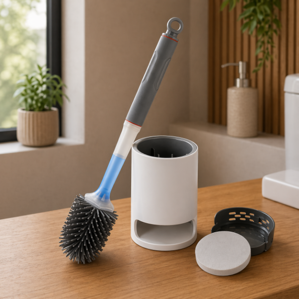 Producto - Escobillas de Inodoro de Silicona con Dispensador de Jabón
